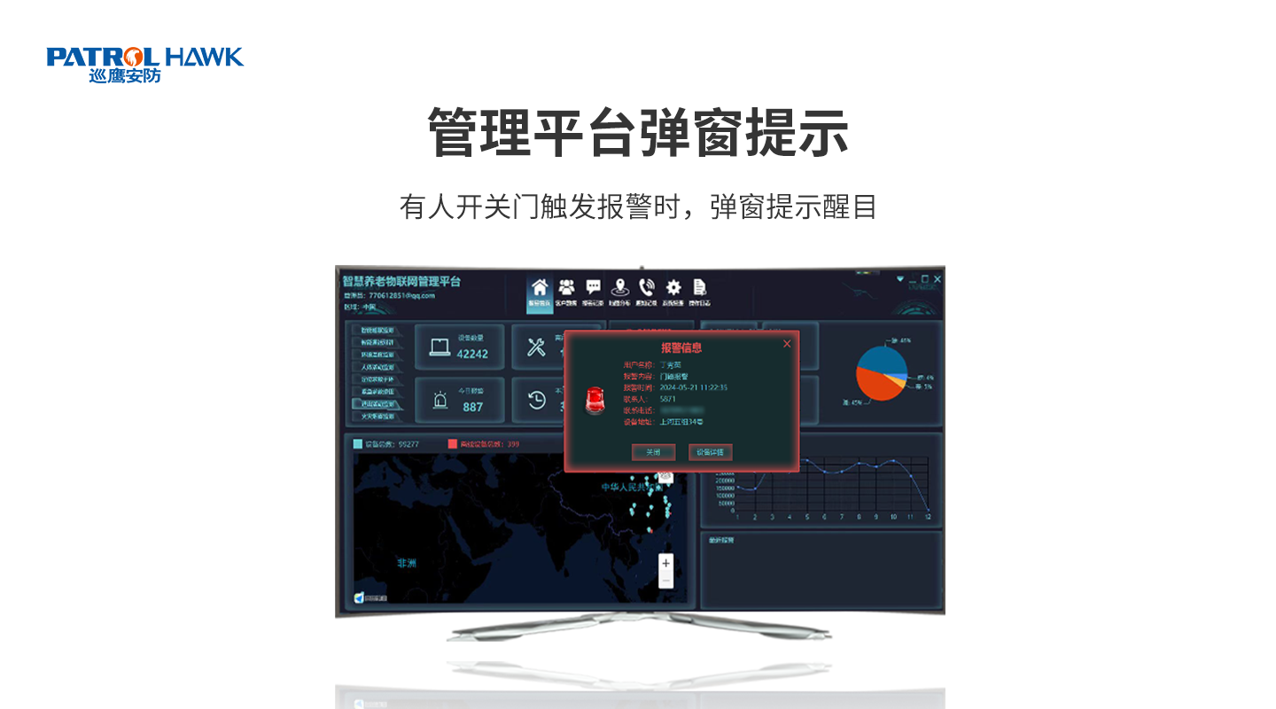 NB-IoT智能(néng)門磁報警器